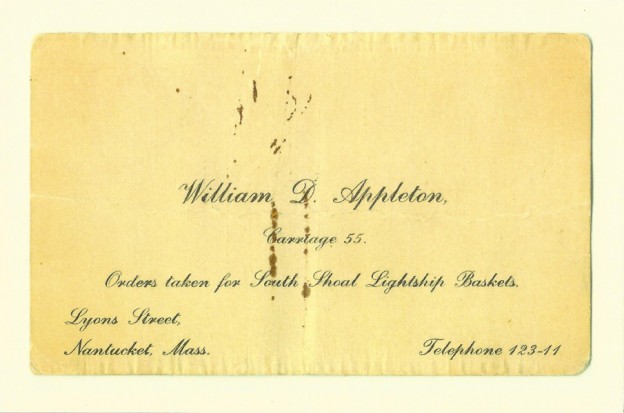 William D Appleton 1851 1918 Nantucket Lightship Basket Museum